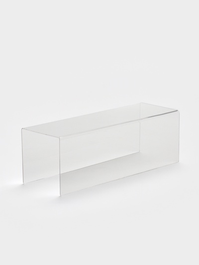 Подставка ступенька одинарная, 30×10×10 см, оргстекло 2 мм