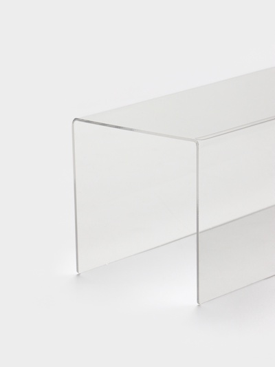 Подставка ступенька одинарная, 30×10×10 см, оргстекло 2 мм