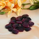 Пуговица декоративная, 2 прокола, 20 × 23 мм, цвет фиолетовый - Фото 2