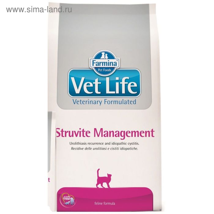 Сухой корм Farmina Vet Life Struvite Management для кошек, 400 г - Фото 1