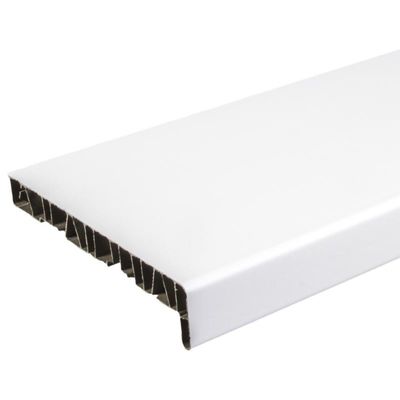 Подоконник ПВХ, 1500×100 мм, цвет белый