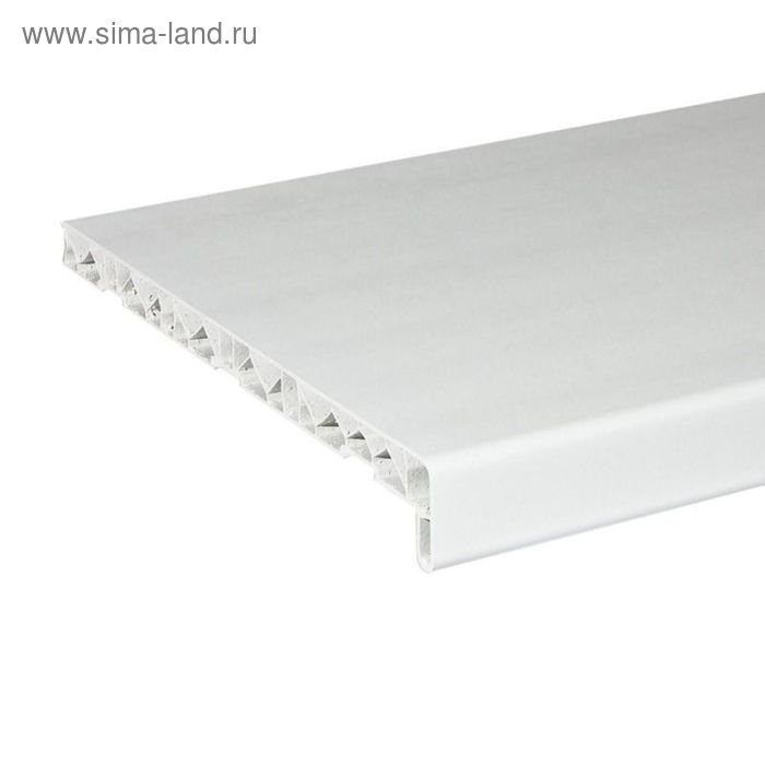 Подоконник пластиковый, 3000×250 мм, цвет белый - Фото 1