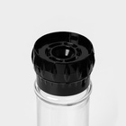 Мельница для специй, пластиковый механизм, 115 мл (45-80 гр), цвет чёрный - Фото 4