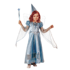 Карнавальный костюм «Сказочная фея», бархат, размер 36, рост 140 см, цвет голубой - Фото 1