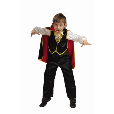 Карнавальный костюм «Дракула», текстиль, р. 30, рост 116 см