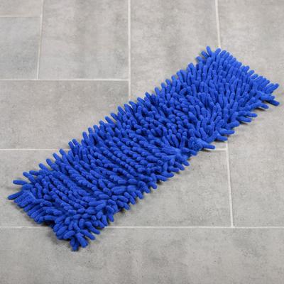 Насадка для плоской швабры «Синель», 40×12 см, цвет синий