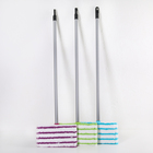 Швабра для мытья пола плоская «Мини», ручка 80 см, насадка из микрофибры 20×10 см, цвет МИКС - Фото 4