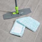 Швабра для мытья пола с прорезиненной телескопической рукояткой 60-140 см, цвет МИКС - Фото 6