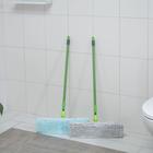 Швабра для мытья пола с прорезиненной телескопической рукояткой 60-140 см, цвет МИКС - Фото 8