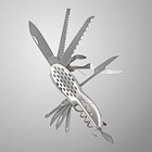 Нож швейцарский "Походный" 11в1 рукоять перфорированная - фото 1100524