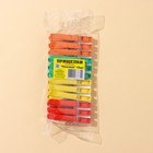 Прищепки бельевые «Пингвин», 8 см, 12 шт., цвет МИКС - Фото 8