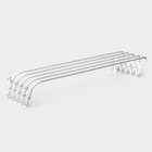 Сушилка для белья настенная, 90 см, белая - Фото 1