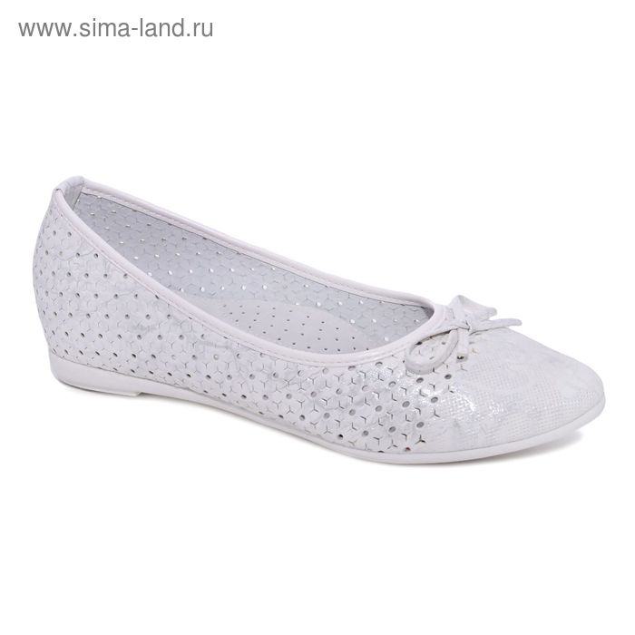 Туфли для школьников девочек SC-21439 (белый) (р. 36) - Фото 1