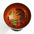 Конфетница на ножке, 14×14 см, дерево, хохлома - Фото 12