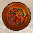 Конфетница на ножке, 14×14 см, дерево, хохлома - Фото 6