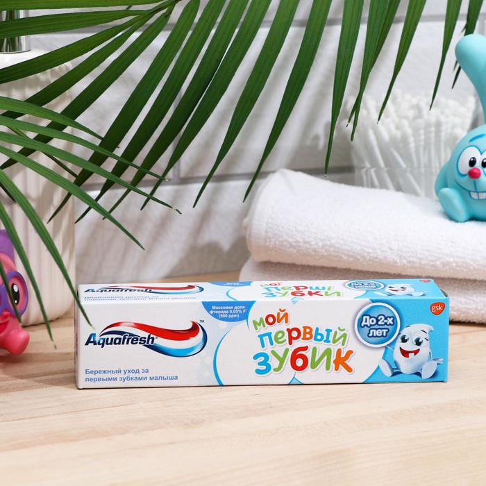 Детская зубная паста Aquafresh, мой первый зубик, (0-2 лет), 50 мл - Фото 1