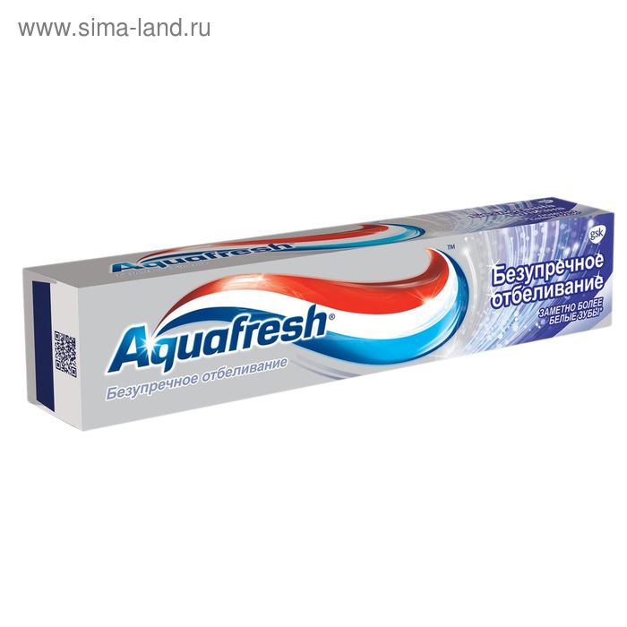 Зубная паста Aquafresh «Безупречное отбеливание», 100 мл - Фото 1