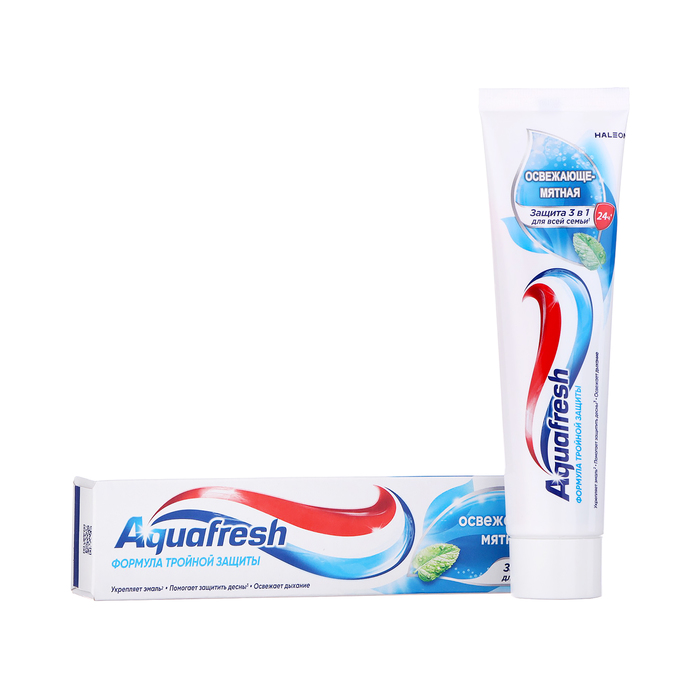 Зубная паста Aquafresh Тотал «Освежающе мятная», 100 мл - Фото 1