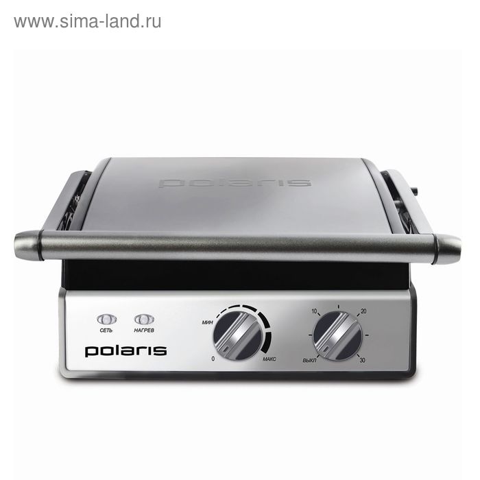 Электрогриль Polaris PGP 0903, 2000 Вт, антипригарное покрытие - Фото 1