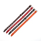 Ошейник кожаный однослойный неукрашенный, 1,2 см, ОШ 20-26 см, микс цветов и видов - Фото 7