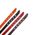 Ошейник кожаный однослойный неукрашенный, 1,2 см, ОШ 20-26 см, микс цветов и видов - Фото 9