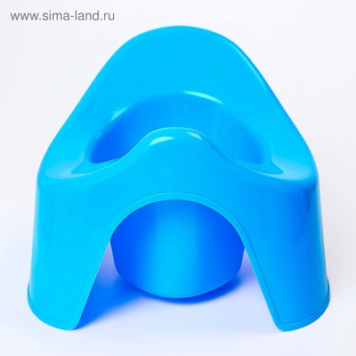 Горшок детский, цвет голубой