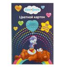 Картон цветной А4, 10 листов, 10 цветов Care Bears - Фото 1