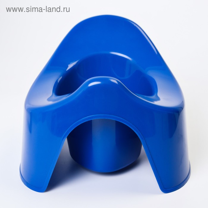 Горшок детский, цвет синий - Фото 1