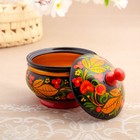 Сахарница дерево хохлома «Ягодка клубника» - Фото 6