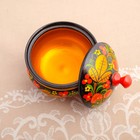 Сахарница дерево хохлома «Ягодка клубника» - Фото 7