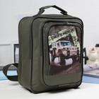Рюкзак школьный, 2 отдела на молниях, 2 наружных кармана, цвет хаки - Фото 1