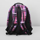 Рюкзак на молнии, 2 отдела, 2 наружных кармана, цвет розовый - Фото 3