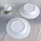 Набор посуды "Русское поле. Тренировка", 3 предмета: 2 тарелки 20 см, кружка 210 мл - Фото 3