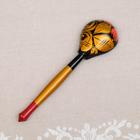 Сахарница дерево хохлома «Ягодка» с ложкой, 10.5×11 см - Фото 6