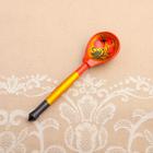 Сахарница дерево хохлома «Ягодка» с ложкой, 10.5×11 см - Фото 9