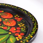 Блюдо сервировочное «Земляничка», 15×0.5 см, дерево хохлома - Фото 3