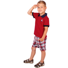 Футболка для мальчика "Яхтинг", рост 104 см (54), цвет красный, принт яхта ПДК295090 - Фото 1