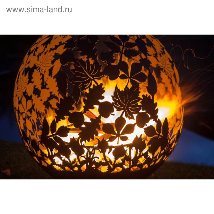 Сфера для огня «Листья» большая - Фото 1