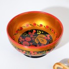 Чашка деревянная хохлома «Ягодка», 15×7 см - Фото 2