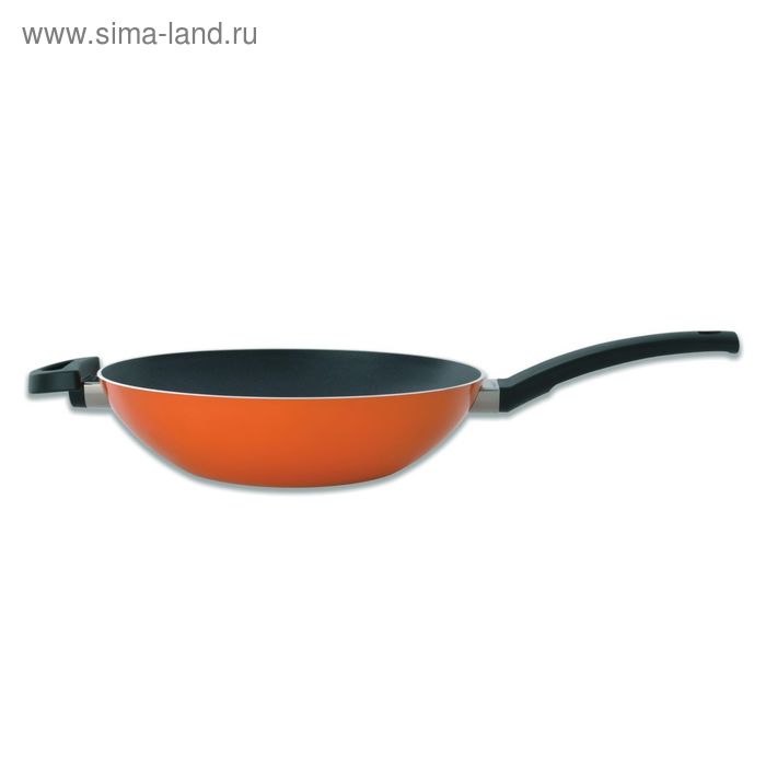 Сковорода-вок Eclipse, цвет оранжевый, 28 см, 3.2 л - Фото 1