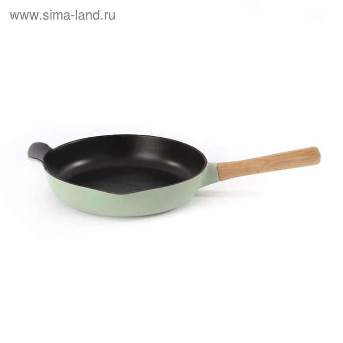 Сковорода чугунная Ron, цвет зеленый, 26 см, 2.5 л - Фото 1