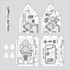 Игровой конструктор для раскрашивания Artberry Space Shuttle, собираются без клея и ножниц - Фото 2