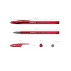 Ручка гелевая ErichKrause R-301 Original Gel, чернила красные, узел 0.5 мм, длина линии письма 600 метров - Фото 2