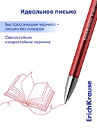 Ручка гелевая ErichKrause. R-301 Original Gel, красный стержень, узел 0.5 мм - Фото 3