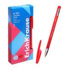 Ручка гелевая ErichKrause R-301 Original Gel, узел 0.5 мм, чернила красные, длина линии письма 600 метров 2329672 - фото 5041890