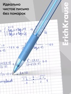 Ручка шариковая ErichKrause. R-301 Spring Stick & Grip, синий стержень, узел 0.7 мм, резиновый упор, МИКС - Фото 2