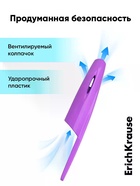 Ручка шариковая ErichKrause R=301 Spring Stick & Grip, узел 0.7 мм, синяя, резиновый упор, МИКС - Фото 6