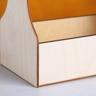 Подарочный ящик «Стелла Моно», 20×12.5×20 см, деревянный, ручка-верёвка, цвет натуральный - Фото 4