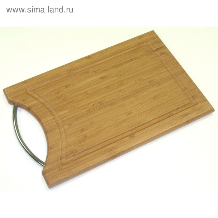 Доска кухонная, бамбук, размер 34 х 1,6 см - Фото 1