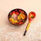 Набор посуды «Розетка с ложкой», дерево хохлома, 10×4×10 см, МИКС - Фото 11